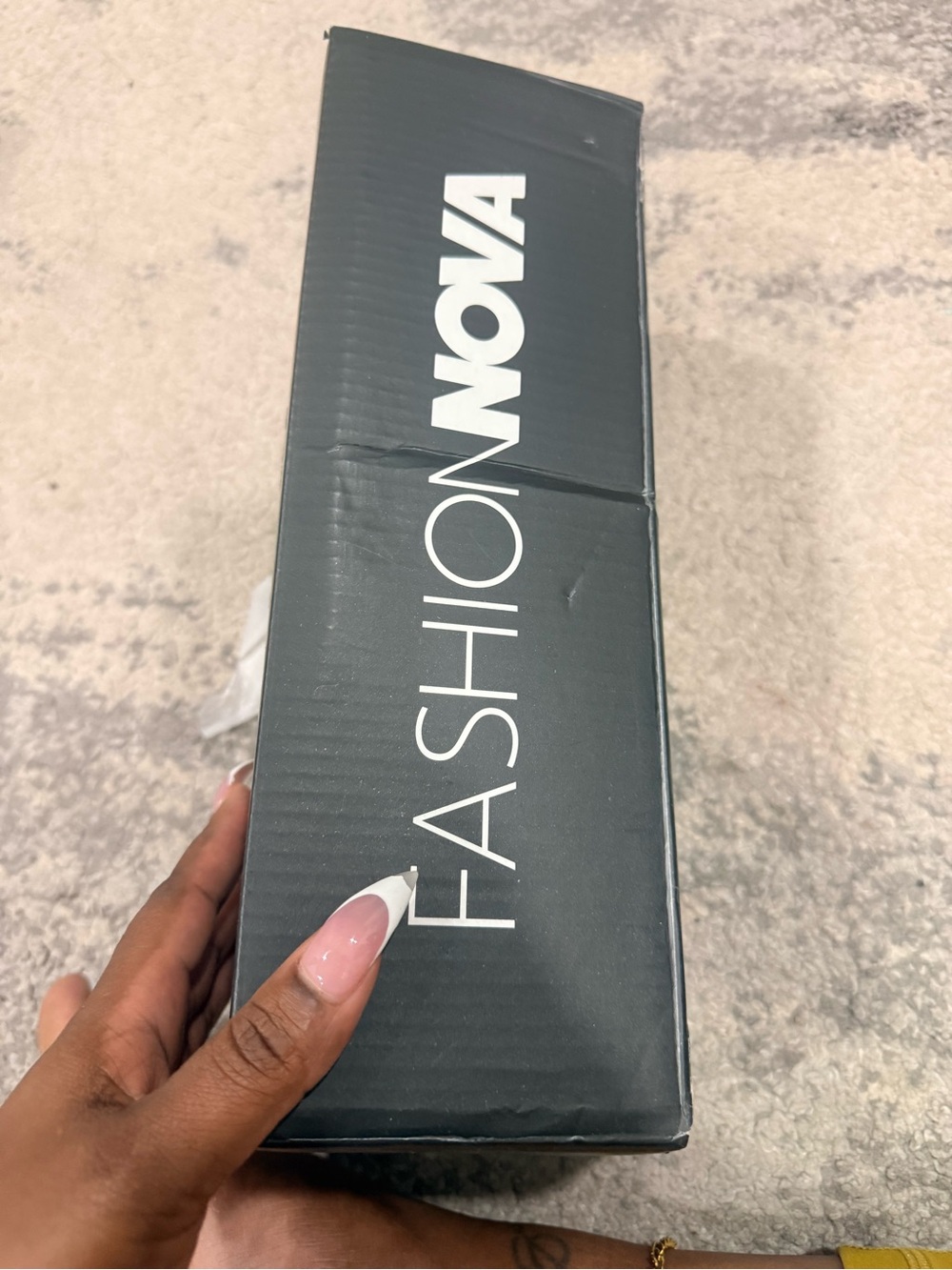 Fashion Nova Metallic Gold Wave Slide Mules - Picture 3 of 3